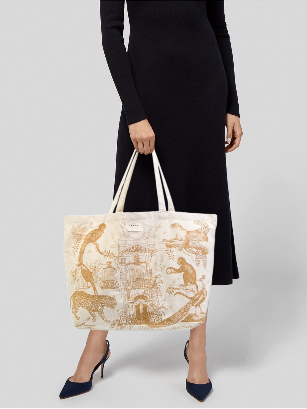 Canvas tote sezane